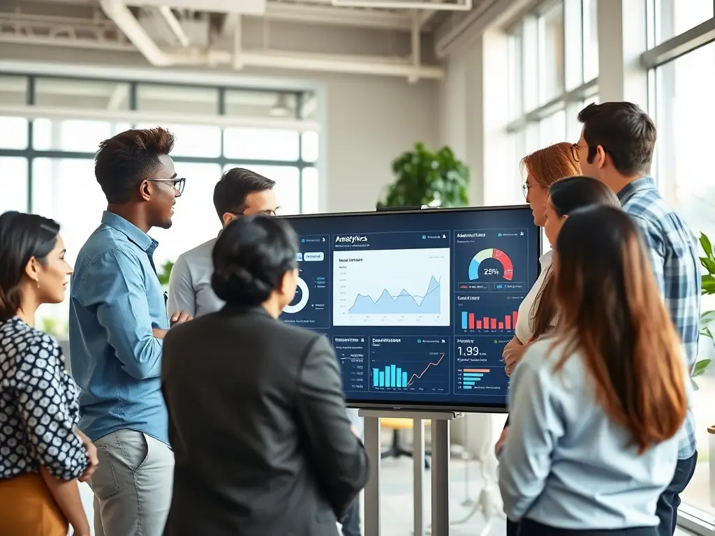 An image depicting a streamlined operational workflow, highlighting the efficiency gains achieved through CyberNova's AI-powered platform.